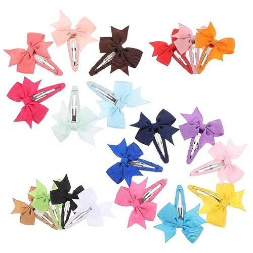 Operitacx 20 Stück Teiliges Haarschleifen für Mädchen Leichte Bunte Haarklammern Rutschfeste Langlebige Haarspangen mit Bowknot Design Vielseitig Einsetzbar für Teenager und Erwachsene von Operitacx