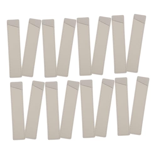 Operitacx 20 Stück Teiliges Pu-Leder Stiftetui Einzelner Stifthalter mit Weicher Innenausstattung Tasche für Büro Schule Geschäft Kompakter und Schützender Taschenhalter von Operitacx