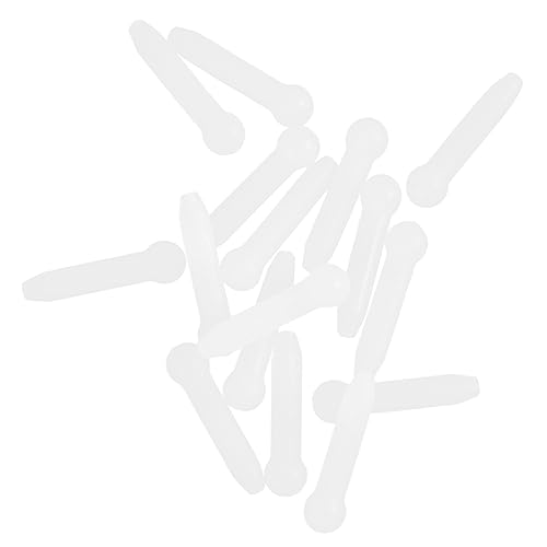 Operitacx 200 Stück Silikon Ohrringverschlüsse für Ohrstecker Runde Kopfdesign Weich und Komfortabel Oxidationsgeschützt Leicht Tragbar für Damen und Mädchen von Operitacx