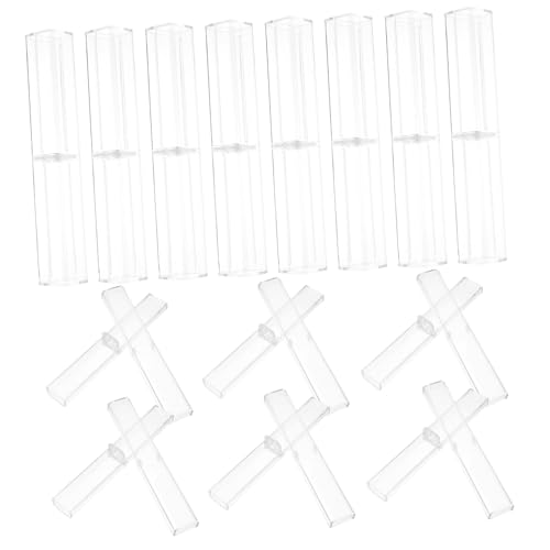 Operitacx 25 Stück Teiliges Transparente Stiftboxen Leichte und Tragbare Stifthüllen für Bleistifte und Kugelschreiber für Aufbewahrung Unterwegs Kompakte von Operitacx