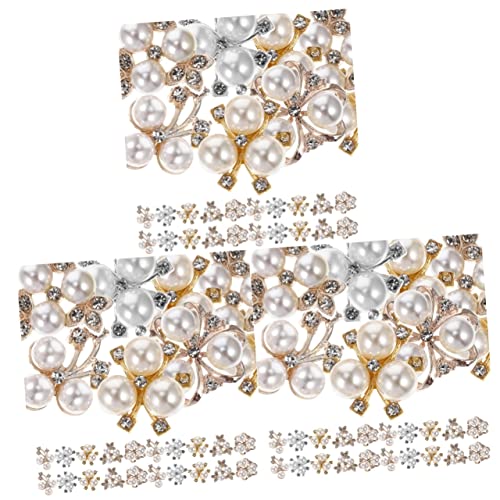 Operitacx 3 Sätze Haarspangen Mit Perlen Und Haarnadeln Für Frauen Diy Haarschmuck Für Mittellanges Und Langes Haar Haaraccessoires 50 Stück * 3 von Operitacx