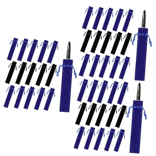 Operitacx 3 Sets Stiftetasche Schutzhülle Samt Kordelzug Beutel Für Stifte Aufbewahrung Federmäppchen Für Home Office 50 Stück * 3 von Operitacx