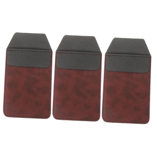 Operitacx 3 Stück Ärmel Zubehör Stifttaschen Krankenhausversorgung Stifthalter-Clip Stifthalter Für Notizbuch Taschenstifthalter Mäppchen Stift-Organizer Für Krankenschwestern Fall Pu von Operitacx