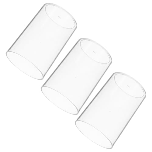 Operitacx 3 Stück Aufbewahrungsbox Für Stifte Stiftbecherhalter Für Den Schreibtisch Schreibtisch-stiftehalter Haarbürstenhalter Organizer Für Make-up-paletten Stifthalter Transparent Acryl von Operitacx
