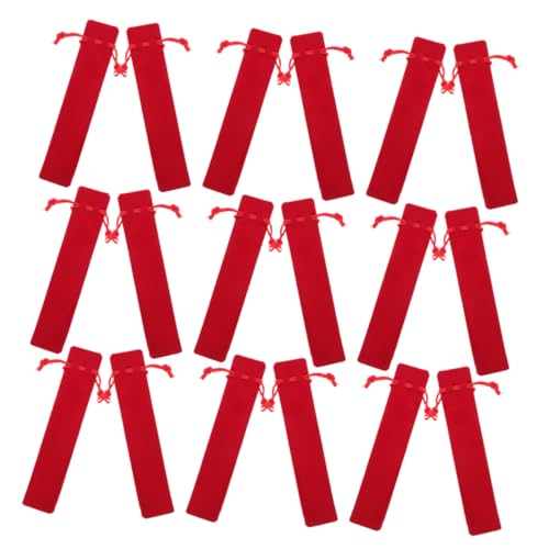 Operitacx 30 Stück Doppelseitige Dicke Stiftetuis Weichem Material Aufbewahrungstaschen für Büro und Reisen von Operitacx