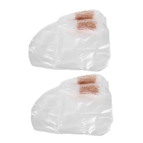 Operitacx 30 Stück wasserdichte Plastik-schuhüberzüge Kurz Transparent Regenfest Elastisch Sitzend Strapazierfähig für Hausreinigung Outdoor Herren Damen rutschfeste Überschuhe von Operitacx