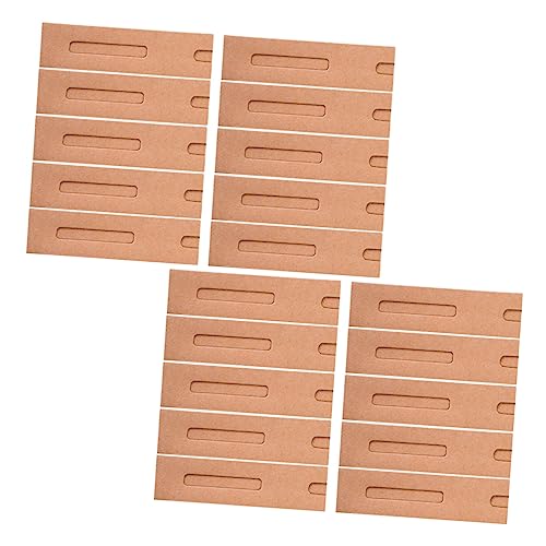 Operitacx 30St Mäppchen Stifthalterhülle Stift verpackung Markierungstasche Stifttasche Federpaket Stifthülle aus Papier einfach Karton Kraftpapier Stift und Papier Etui von Operitacx