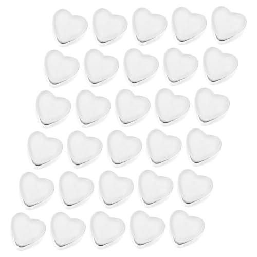 Operitacx 30stücke Weiche Ohrringverschlüsse in Herzform Aus Silikon Für Damen Ersatz-ohrringverschlüsse Und Schmuckzubehör Für Ohrringe Und Ohrstecker von Operitacx