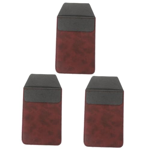 Operitacx 3st Federtasche Einlegen Besteck Mäppchen Krankenhausversorgung Notizbuch Zubehör Bindemittel Stifthalter-Clip Inhaber Stifttaschen Radiergummis Tasche Mit Stifteinsatz Pu von Operitacx