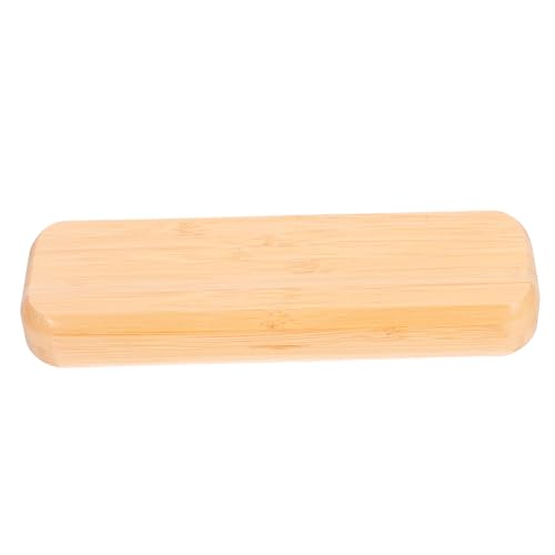 Operitacx 4 Stck. Bambus Stiftebox Leicht Robust Retro Design Schreibwaren Organizer Einzeln Stift Aufbewahrung Holz Etui für Büro Schule von Operitacx