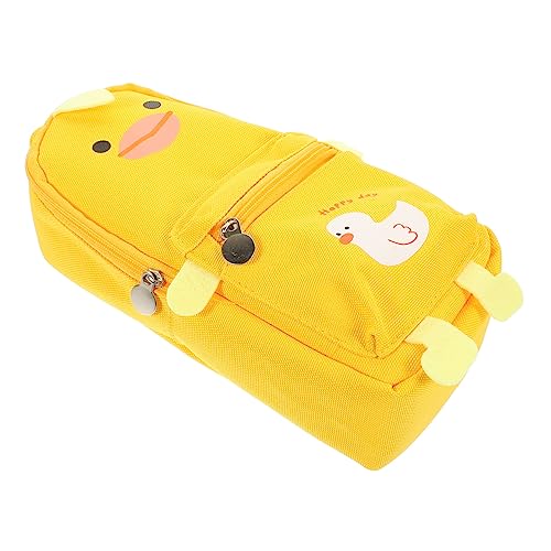 Operitacx 4 Stück Schreibwarentasche Aus Segeltuch Bezauberndes Federmäppchen Make-up-Tasche Federmäppchen Halter Tragbare Bleistifttasche Kawaii-Stift Farbstift Kind Mädchen Leinwand Stift von Operitacx