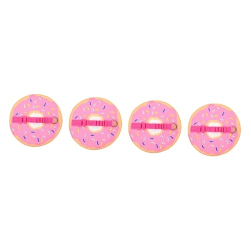 Operitacx 4 Stück Donut Federmäppchen Schöner Halter Bleistiftbeutel Pizzastifte Pinselstifte Aufbewahrungstasche Donut Stifthalter Stift Organizer Studenten Leinwand von Operitacx