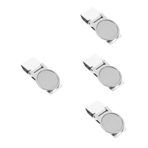 Operitacx 4stücke Geldclip Runder Tragbarer Geldhalter Praktischer Multi-Function Clip Für Banknoten Kreditkarten Und Tickets Minimalistisches Design Für Und von Operitacx