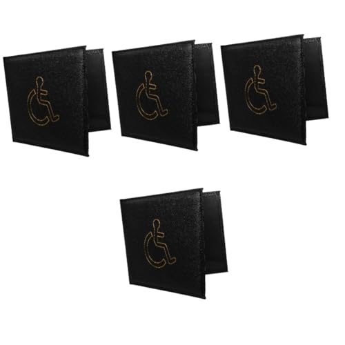 Operitacx 4 Stück ID-Fall schwerbehindertenausweis hülle schutzhüllen für ausweise Halfter Kreditkarte Geldbörse mit Ausweishalter für Behinderte Hüllen für Buskarten Unterlagen Hülse Kondom von Operitacx