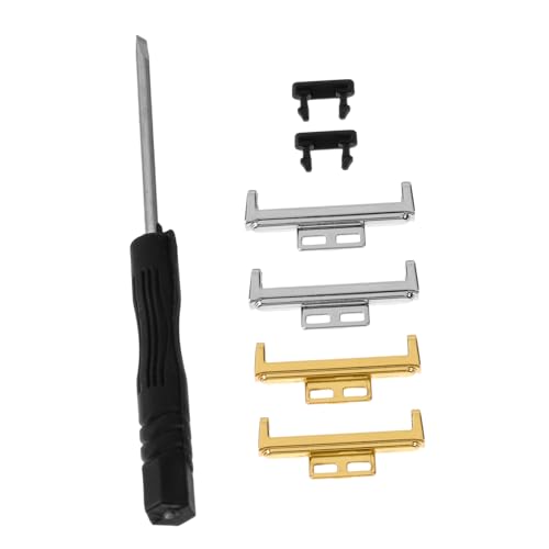 Operitacx 4 Stück Teiliges Metall Uhrenband Verbindungsset Kompatibel mit Huawei Watch Fit Langlebiger Ersatz Adapter für Armbandwechsel Einfache Handhabung für Damen und Herren von Operitacx