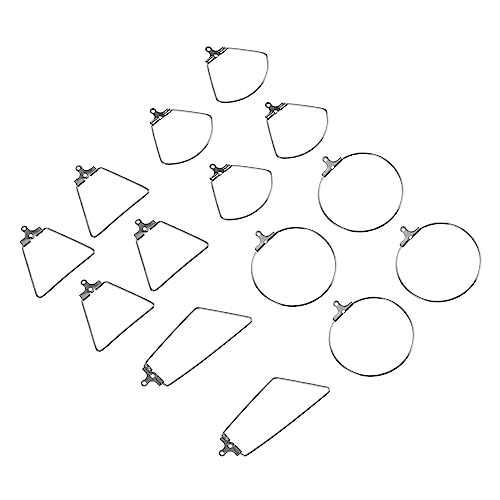Operitacx 40 Stück Teiliges Ohrring für Diy Schmuckherstellung Umweltfreundliche Nickelfreie Creolen Verschiedenen Formen Perlen Auffädeln und Individuellen Ohrringen Selber Machen von Operitacx