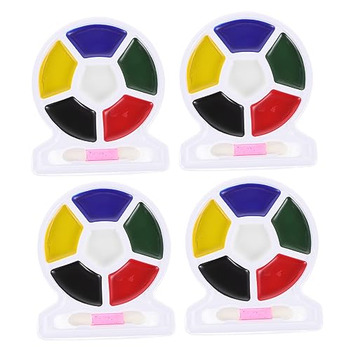 Operitacx 4stücke Gesichtsmal Sportveranstaltungen Fußballspiele Halloween Und Cosplay Hautfreundliche Farben Einfach Anzuwenden Für Erwachsene von Operitacx