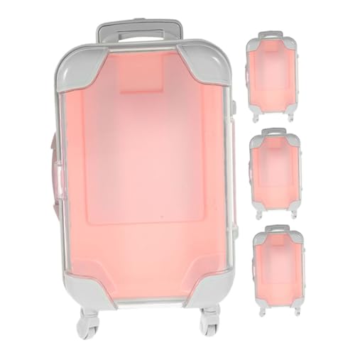 Operitacx 4stücke Mini Koffer Make-up Fall Simulation Trolley Lashes Container Reise Make-up Organizer Wimpern Halter Lagerung Box von Operitacx
