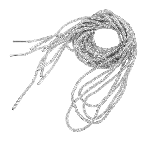 Operitacx 4stücke Strass-schnürsenkel Für Damen Schuhdekoration Schuhschmuck Glitzernde Schnürsenkel Ersatz Für Hoodie-schnürsenkel Dekorative Schnürsenkel Für Turnschuhe Stiefel Und von Operitacx