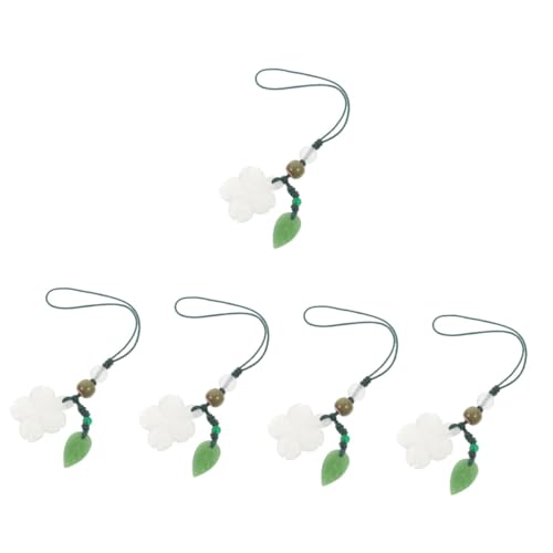 Operitacx 5 Stück Anhänger Schlüsselanhänger Dekorativer Vierblättriger für Schmuckherstellung Diy Projekte Hochwertiges Zubehör für Kreative Gestaltung für Persönliche Accessoires von Operitacx
