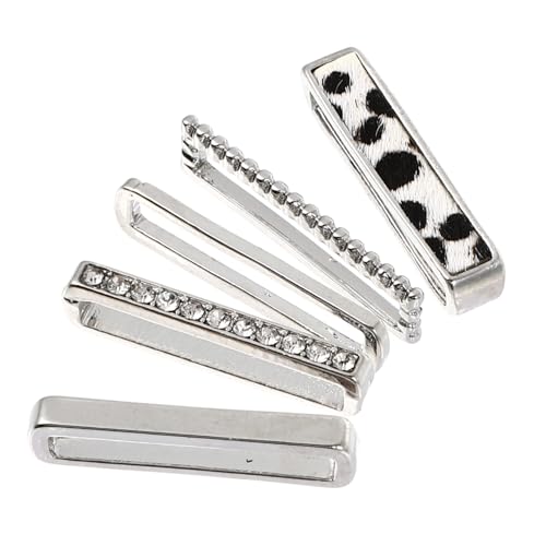 Operitacx 5 Stück Teiliges Uhrenarmband Schmuckringe Bunte Dekorative Charms für Damen Armbänder Modisch Zubehör für Watchband von Operitacx