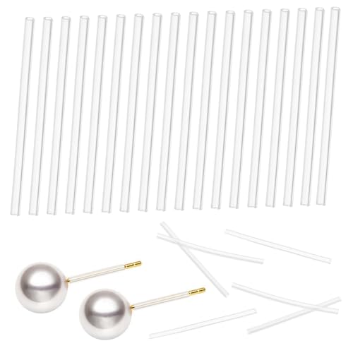 Operitacx 50 Stück Weiche Silikon Ohrstecker Schutzhülsen Hautfreundlich Transparent Installieren Allergie Ohrlochschoner für Damen und Mädchen Operitacx 50 Stück Weiche Silikon Ohrstecker Schutzhülsen Hautfreundlich Transparent Installieren Allergie Ohrlochschoner für Damen und Mädchen von Operitacx