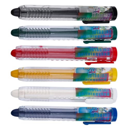 Operitacx 6 Stück Teiliges Face Paint Crayon Set für Bodypainting und Halloween Sichere Hautfreundliche Gesichtsfarbe für Erwachsene für Fasching Partys Festivals und Cosplay von Operitacx