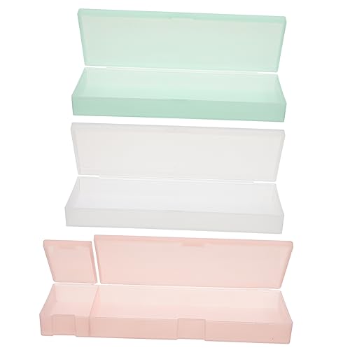 Operitacx 6 Stück Teiliges Halbtransparente Frosted Stifteboxen Verschiedenen Leichtes Stilvolles Federmäppchen für Schüler Praktische Aufbewahrung für Stifte und Schreibwaren von Operitacx