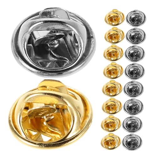 Operitacx 60 Sätze Butterfly Clutch Krawattennadeln Broschen und Hutabzeichen für Anzüge Krawatten und Freizeitmode Elegantes Zubehör von Operitacx