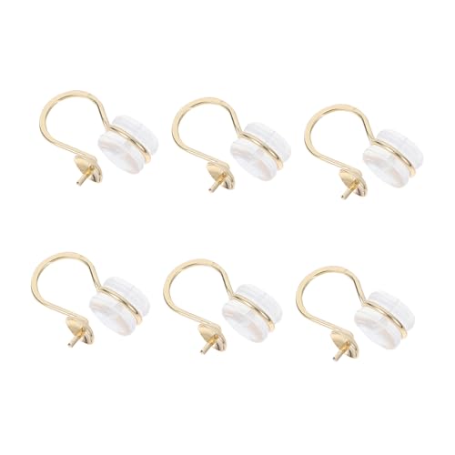 Operitacx 6stücke Perlen Ohringe Diy Ohrclip Basis Ohrring Tabletts Schmuck Machen Werkzeug Für Ohrlöcherlose Und Empfindliche Ohren von Operitacx