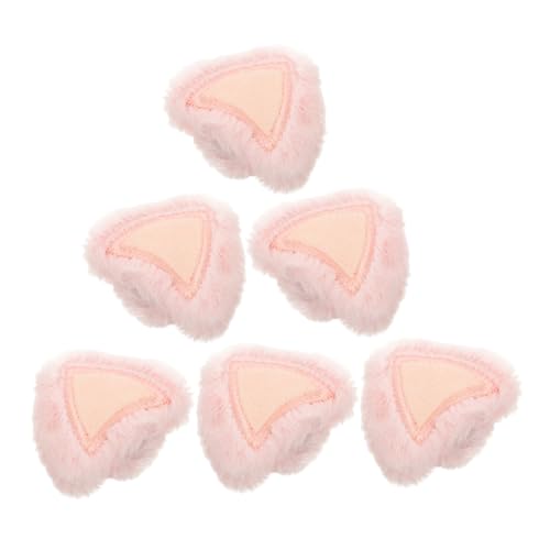 Operitacx 6stücke Plüsch Bunny Ohren Haarschmuck Für Diy Bastelprojekte Häschen Ohren Rosa Für Kreative Heimdekoration Und Schmuckherstellung von Operitacx
