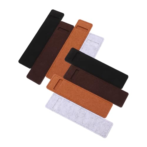 Operitacx 8 Stück Federmäppchen Schreibwarenbeutel Business-stifthalter Einzelne Federtasche Filzstiftbeutel Aufbewahrungsbox Für Stifte Etui Notizbuch-federmäppchen Brunnenpenstfall Gefühlt von Operitacx