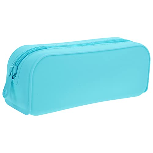 Operitacx Aesthetic Silikon Federmäppchen für Mädchen Große Kapazität Kratzfestes Flexibles Stifteetui Himmelblau Vielseitig für Stifte Pinsel Notizen Stylisches Pencil Case von Operitacx