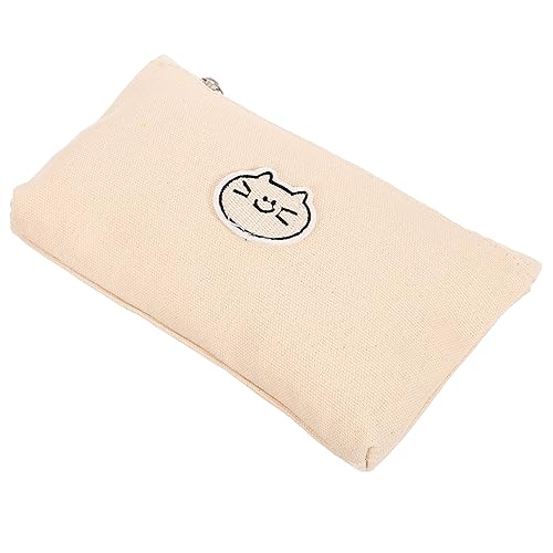 Operitacx Tragbares Federmäppchen Mit Katzenmuster – Große Stifttasche Mit Reißverschlussdesign Für Studenten Schriftsteller von Operitacx