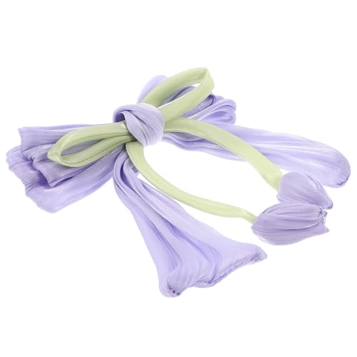 Operitacx Blumen Haarspangen Kleine Blumenhaarspange Mit Tulpen-design Haarspangen Mit Stoffblumen Für Damen Dekorative Haaraccessoires Für Hochzeit Und Party von Operitacx