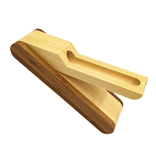 Operitacx Bamboo Stifthalter Mit Einzelstiftfach Praktische Und Faltbare Stiftbox Für Büro Und Zuhause Langlebig Und Für Schreibwaren Und Organisation von Operitacx