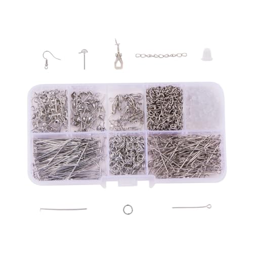 Operitacx DIY Ohrring Zubehör Silber Ohrstecker Verschluss Damen Schmuck Basteln Material für und Langlebige Ohrringe zum Selbermachen und Reparieren für Frauen und Geschenkidee von Operitacx