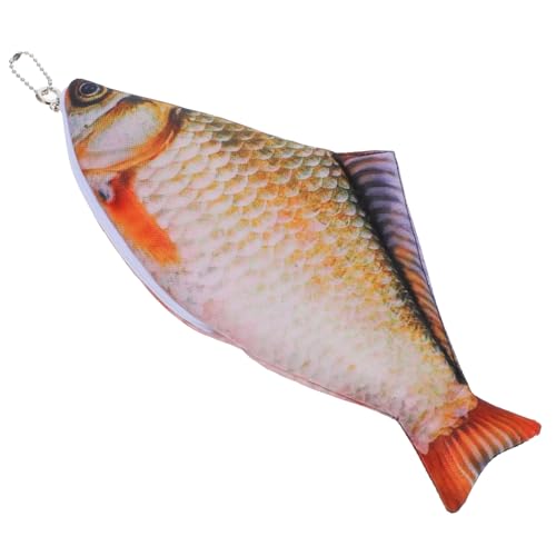 Operitacx Fisch-stiftebox Mit Reißverschluss Meerjungfrau-federmäppchen Aus Polyestergewebe Organizer Für Stifte Und Kleine Accessoires Schminktasche Mit Fischförmigem Design Operitacx Fisch-stiftebox Mit Reißverschluss Meerjungfrau-federmäppchen Aus Polyestergewebe Organizer Für Stifte Und Kleine Accessoires Schminktasche Mit Fischförmigem Design von Operitacx