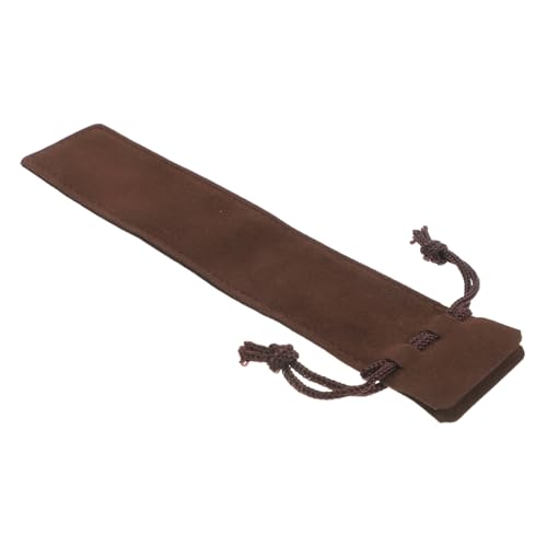 Operitacx Faltbarer Samt Stiftetui mit Kordelzug Einzelner Stift Halter für Stifte Füller und Kugelschreiber für Büro Schule und Unterwegs von Operitacx