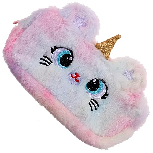 Operitacx Federmäppchen Einhorn Kawaii Schreibwarentasche Cartoon Federmäppchen süße Federmäppchen Schminkset für Kinder Federtasche mit Cartoon-Muster große Schreibwarentasche Kratzfest von Operitacx