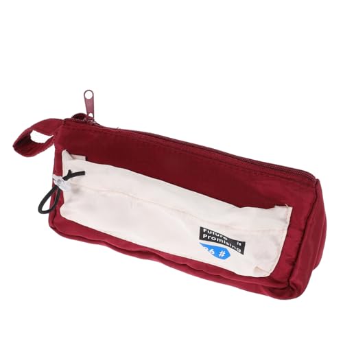 Operitacx Federmäppchen Aus Canvas Geräumige Schreibwarentasche Mit Fächern Für Schule Und Organisation Kleiner Gegenstände von Operitacx