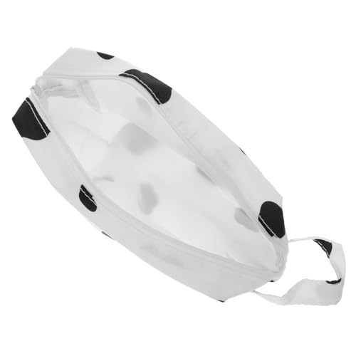 Operitacx Großer Stiftbeutel Kuhmotiv Robustes Tragbares Federmäppchen mit Reißverschluss für Schule und Büro Geräumige Federtasche für Stifte Lineal Schere und Schreibwaren Organizer von Operitacx