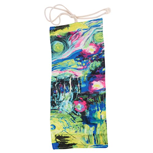 Operitacx Großes Canvas Federmäppchen mit Slots Handgefertigte Stifterolle zum Aufrollen Wasserfestes Stifteetui für Buntstifte Pinsel und Marker Praktischer Organizer für Künstler und von Operitacx