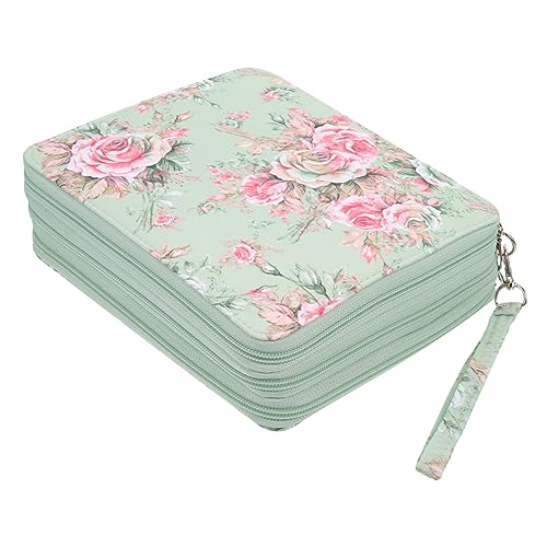 Operitacx Großes Federmäppchen Mit Reißverschluss-Design Steckplätze Malpinseltasche Aus Hochwertigen Und Robusten Materialien Und Leicht Für Unterwegs Als Skizzenmäppchen Und von Operitacx