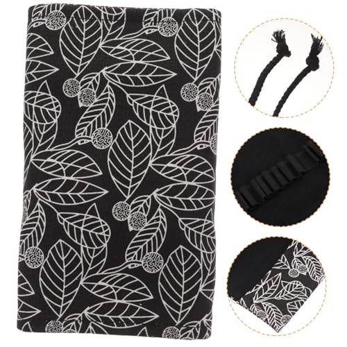 Operitacx Großes Rollmäppchen Federmäppchen mit Fächern Langlebige Leinwand mit Schwarzem Stifteetui für Pinsel Marker und Buntstifte Praktischer Stiftehalter für Schule und Büro von Operitacx