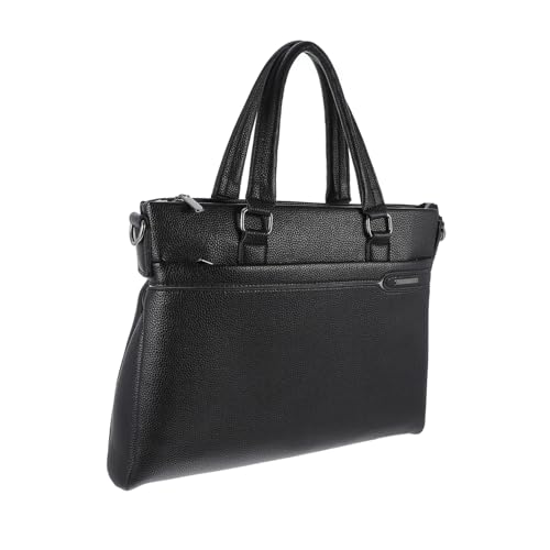 Operitacx Herren Business Handtasche aus Pu leder Wasserabweisende Laptoptasche mit Verstellbarem Schultergurt Vielseitige Tragetasche für Büro und Alltag Robuste und Langlebige Business von Operitacx