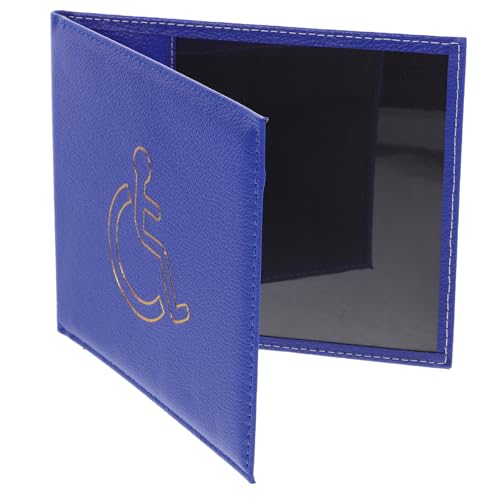 Operitacx ID-Fall Patch Kartenhalter Lieferungen Tasche id Card Holder id Holder Schutzcover für Behindertenkarte Geldbörse mit Ausweishalter für Behinderte Hüllen für Ausweishüllen Pu von Operitacx