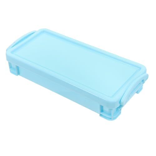 Operitacx Kasten Schreibwaren-Box Stifteboxen Masse Bleistiftorganisator Fall Stifteboxen für die Schule Bleistiftbehälter Markierungsbehälter Hartes Federmäppchen Buntstifter Plastik Blau Operitacx Kasten Schreibwaren-Box Stifteboxen Masse Bleistiftorganisator Fall Stifteboxen für die Schule Bleistiftbehälter Markierungsbehälter Hartes Federmäppchen Buntstifter Plastik Blau von Operitacx
