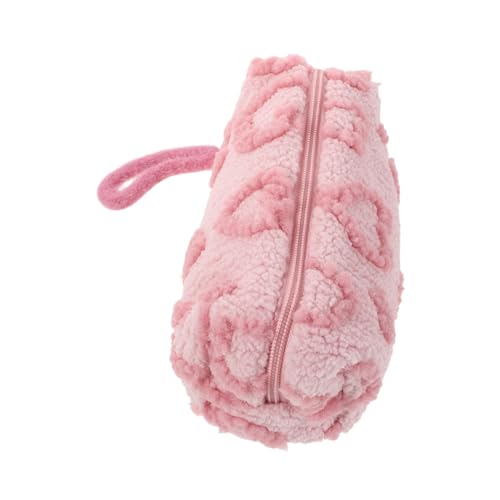 Operitacx Kawaii Herz Stiftemäppchen mit Reißverschluss Große Kapazität Niedliche Schreibwaren Organizer Tasche für Mädchen Praktisches Federmäppchen für Schule und Schreibtisch Modisch und von Operitacx