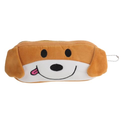 Operitacx Bleistifttasche Mit Reißverschluss Großes Fassungsvermögen Plüschiges Cartoon-Design Organizer Für Schulsachen Büroartikel Und Make-up-pinselhalter von Operitacx